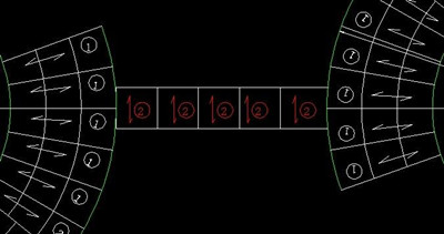   塔間平臺(tái)過(guò)道鋼格板布置圖